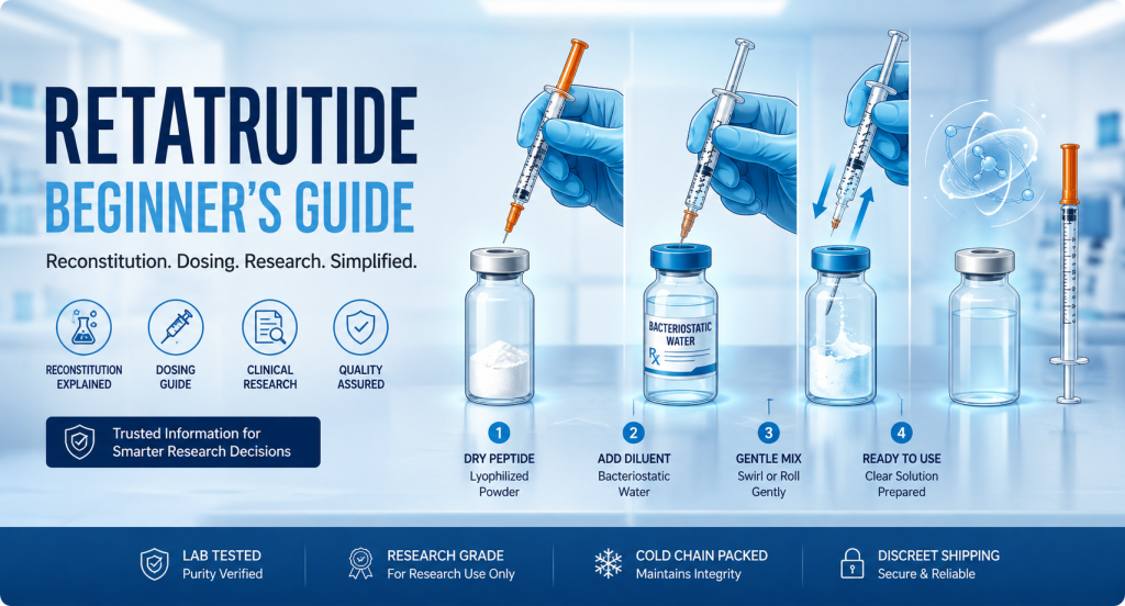 Retatrutide Beginner's Guide: Research & Reconstitution